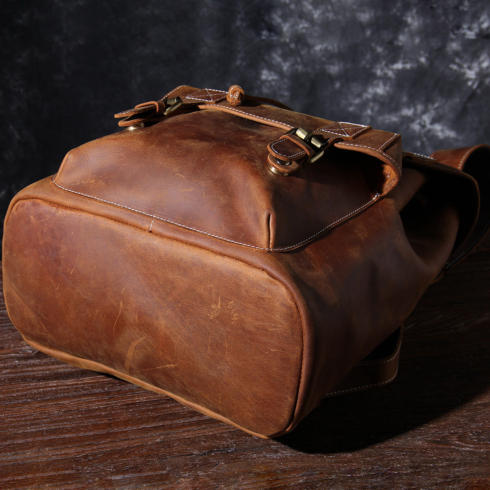 Jeffrey - Durable Classic Leather Knapsack | Last day 80% off!