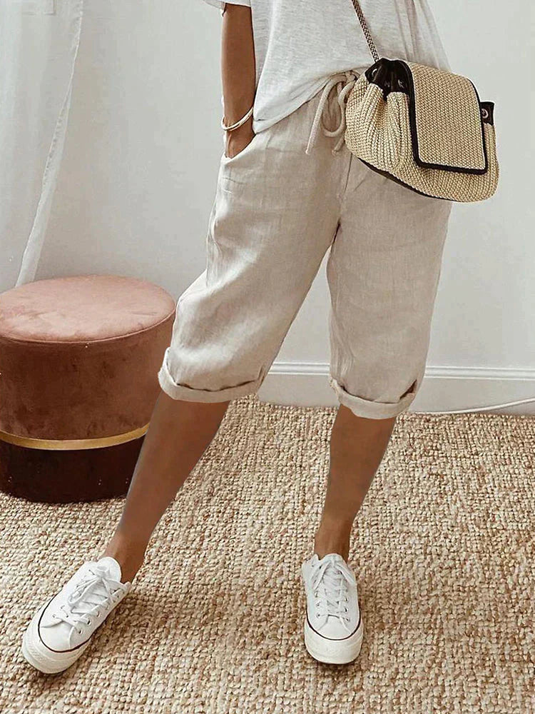 Emma™ - Cotton-Linen Women's Pants | Last day 80% off!