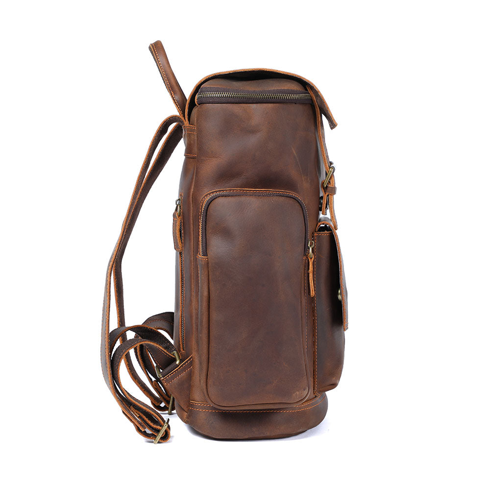 Charles - Men’s Leather Laptop Backpack | Last day 80% off!