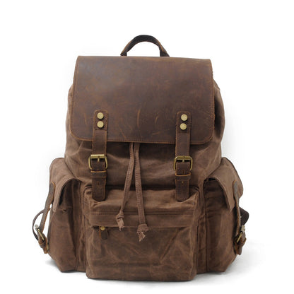 Jacob - Vintage Waxed Canvas Backpack | Last day 80% off!