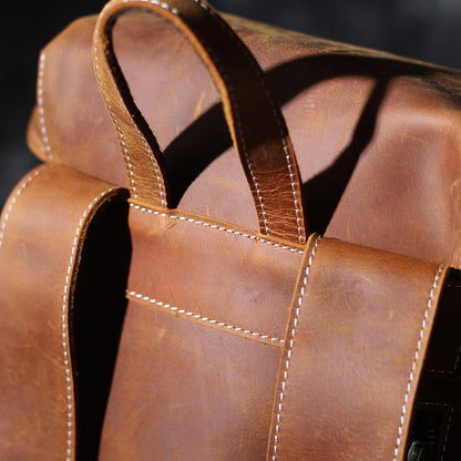 Jeffrey - Durable Classic Leather Knapsack | Last day 80% off!