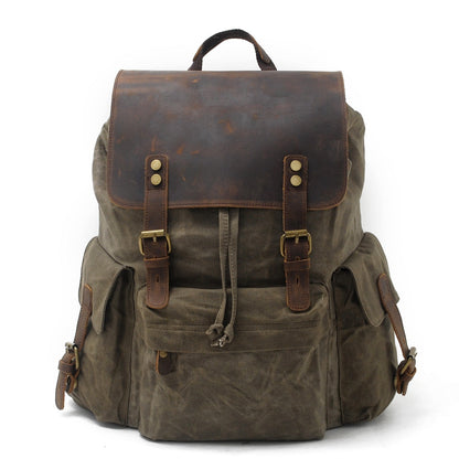 Waxed Canvas Backpack | COPENHAGEN | Last Day 80% Off!