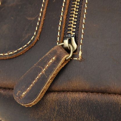 Nathan - Water-Resistant Leather Rucksack | Last day 80% off!