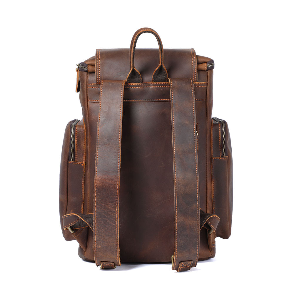 Charles - Men’s Leather Laptop Backpack | Last day 80% off!
