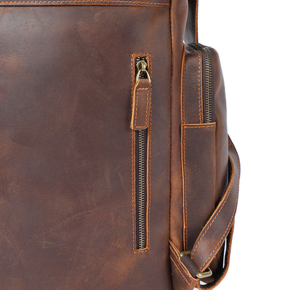 Charles - Men’s Leather Laptop Backpack | Last day 80% off!