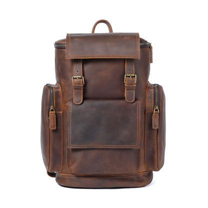 Charles - Men’s Leather Laptop Backpack | Last day 80% off!
