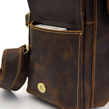 Nathan - Water-Resistant Leather Rucksack | Last day 80% off!