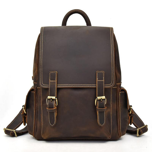 Nathan - Water-Resistant Leather Rucksack | Last day 80% off!