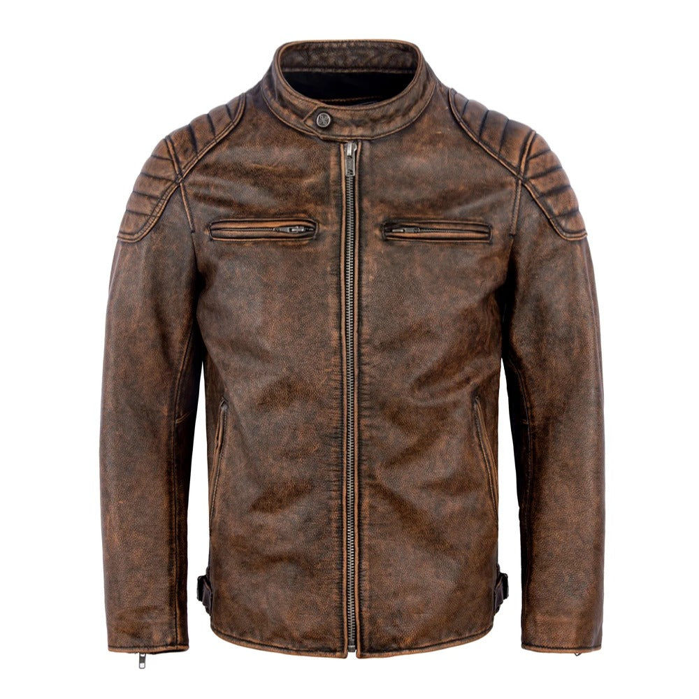 Vintage Leather Jacket | Last Day 80% Off!