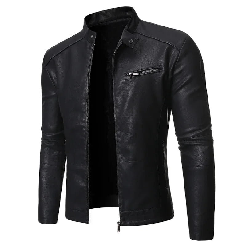 Elegant Leather Jacket | Last Day 80% Off!