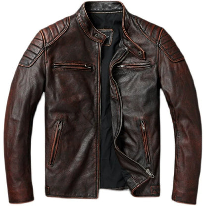 Vintage Leather Jacket | Last Day 80% Off!