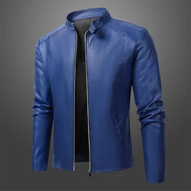 Elegant Men's Biker Leather Jacket | Last Day 80% Off!