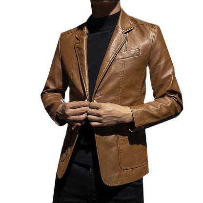Business Casual Leather Jacket | Last Day 80% Off!