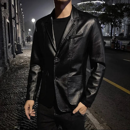 Business Casual Leather Jacket | Last Day 80% Off!