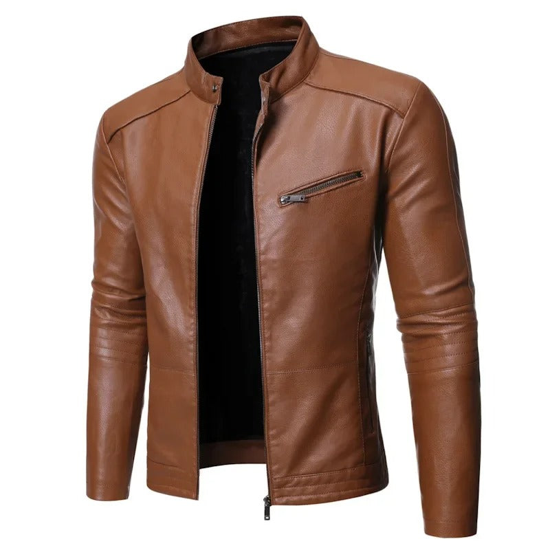 Elegant Leather Jacket | Last Day 80% Off!
