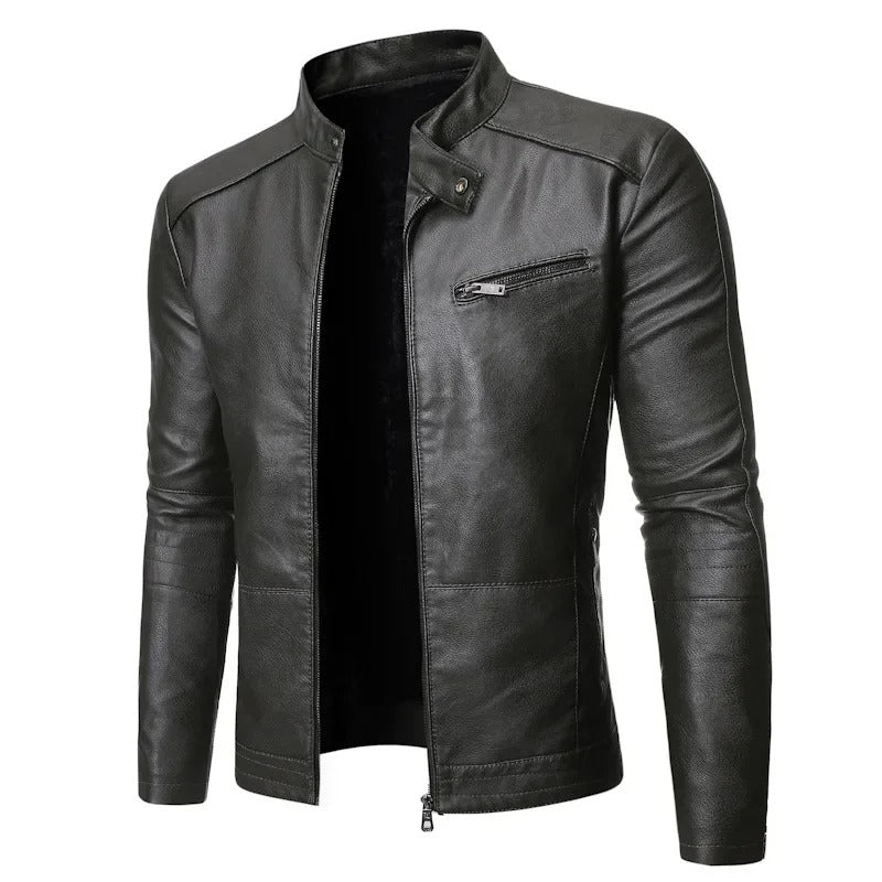 Elegant Leather Jacket | Last Day 80% Off!