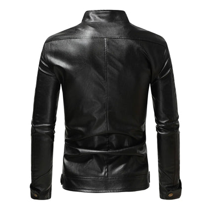 Elegant Men's Leather Jacket | Last Day 80% Off!
