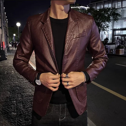 Business Casual Leather Jacket | Last Day 80% Off!