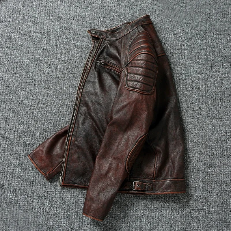 Vintage Leather Jacket | Last Day 80% Off!