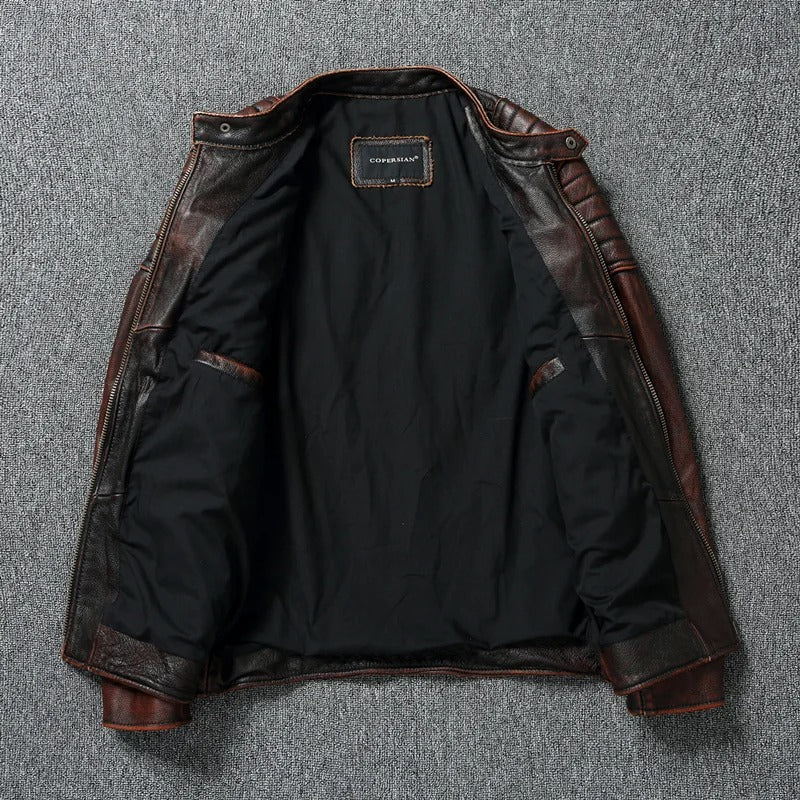 Vintage Leather Jacket | Last Day 80% Off!