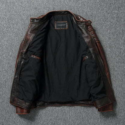 Vintage Leather Jacket | Last Day 80% Off!