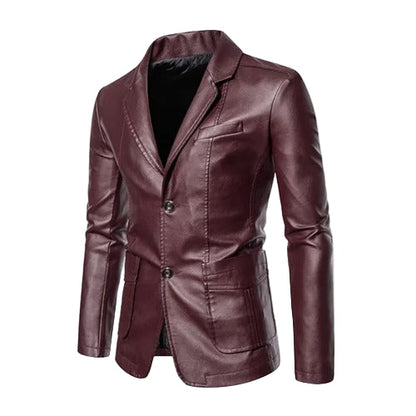 Business Casual Leather Jacket | Last Day 80% Off!