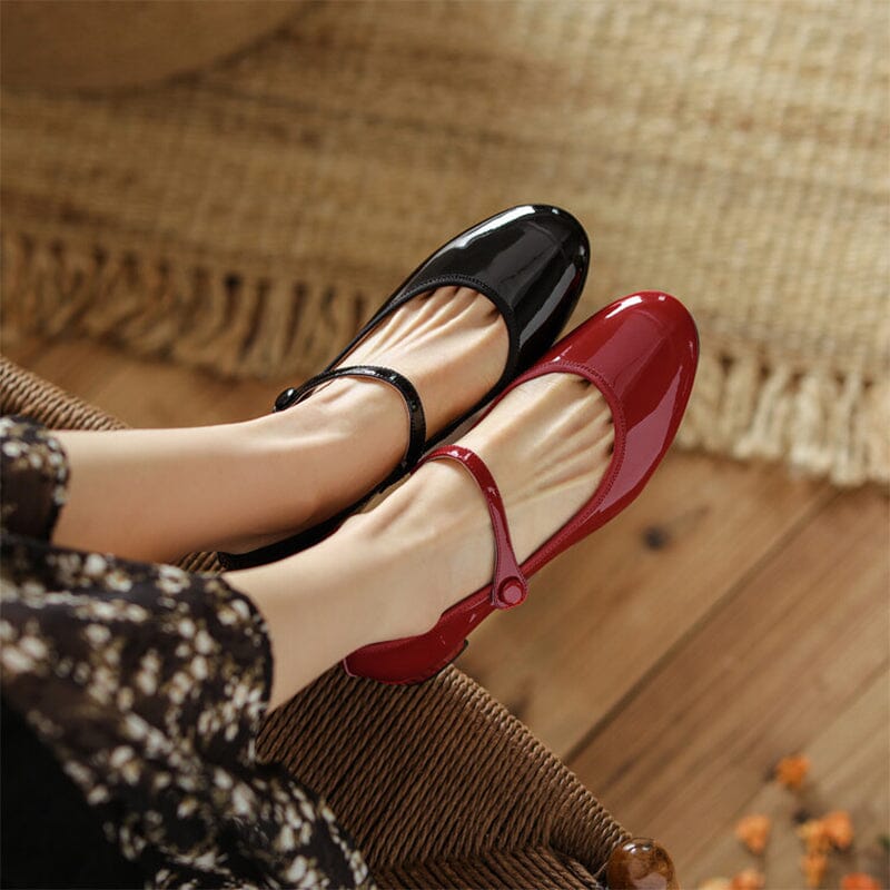 Livy™| Leather Mary Janes | Last Day 80% Off!