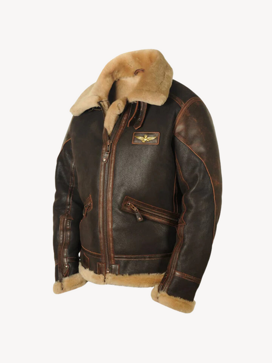 Maverick | Warm Leather Pilot Jacket | Last Day 80% Off!