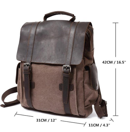 Small Canvas Backpack | Prague | Last Day 80% Off!