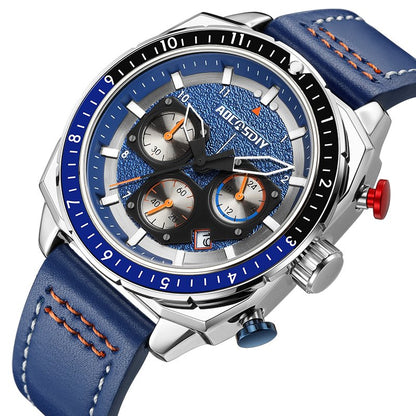Luxury Quartz Sport Chronograph Watch™ - Wilson | Last Day 80% Off!