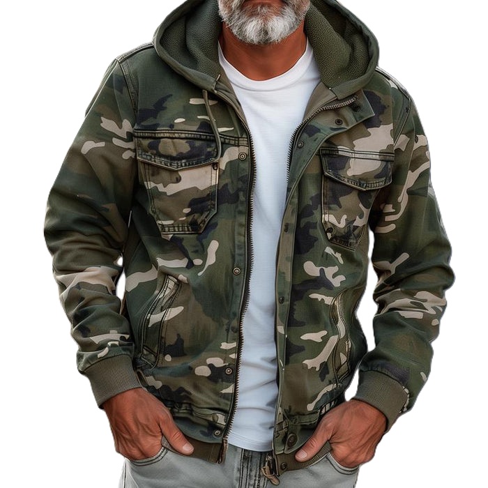 Sami | Jacket with Camouflage Pattern | Last Day 80% Off!