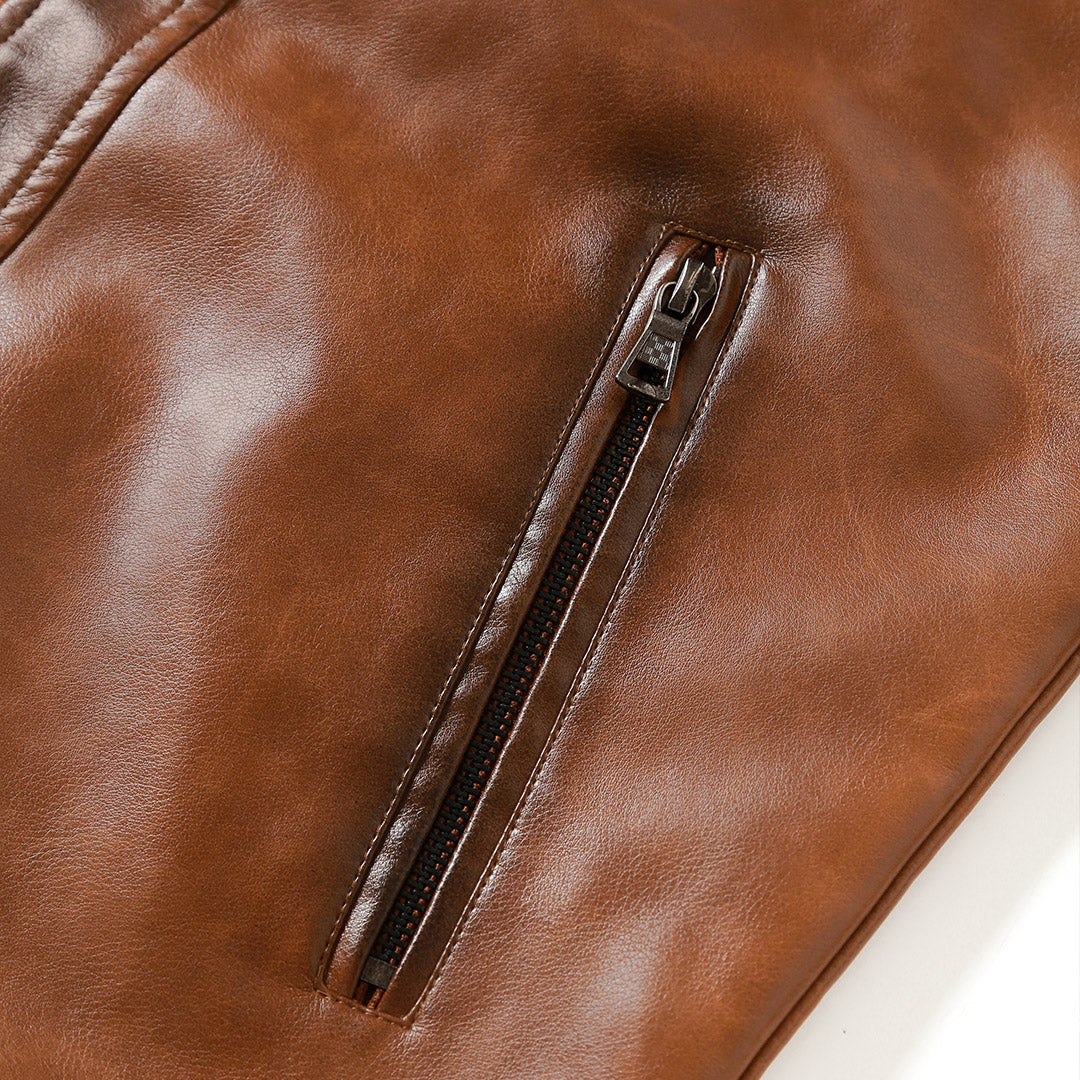 Nico | Cruiser Leather Jacket | Last Day 80% Off!