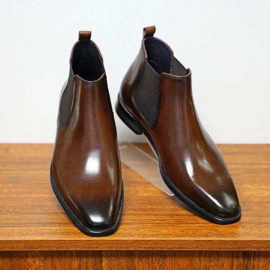 Blake™ Refined Leather Chelsea Boots — Sleek Design with Premium Comfort