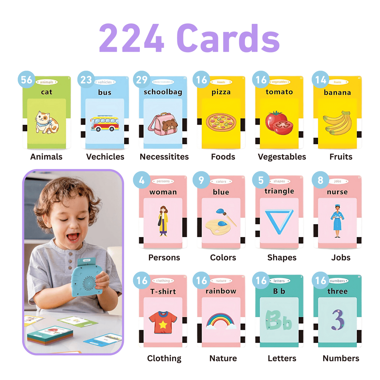 Montessori Talking Flashcards | Last Day 80% Off!