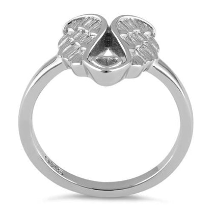Sterling Silver Angel Wings Ring | Last day 80% off!