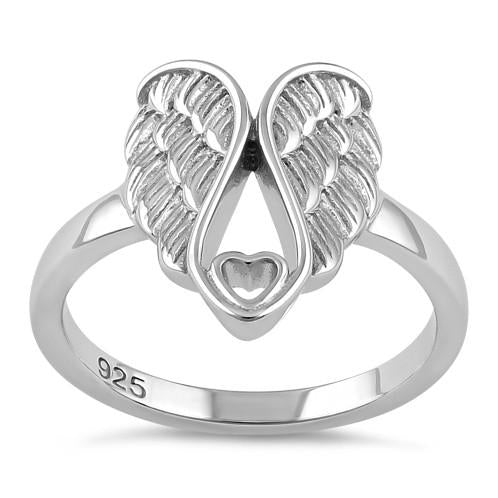 Sterling Silver Angel Wings Ring | Last day 80% off!