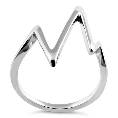 Sterling Silver Heartbeat Ring | Last day 80% off!