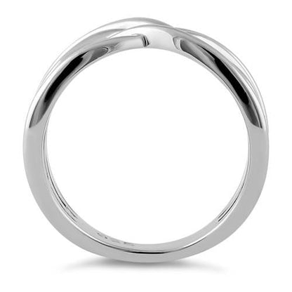 Sterling Silver Interwoven Ring | Last day 80% off!