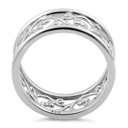 Sterling Silver Vines Band Ring | Last day 80% off!
