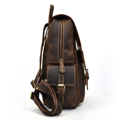 Nathan - Water-Resistant Leather Rucksack | Last day 80% off!