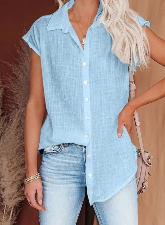 Leonie | Relaxed Summer Blouse | Last Day 80% Discount!