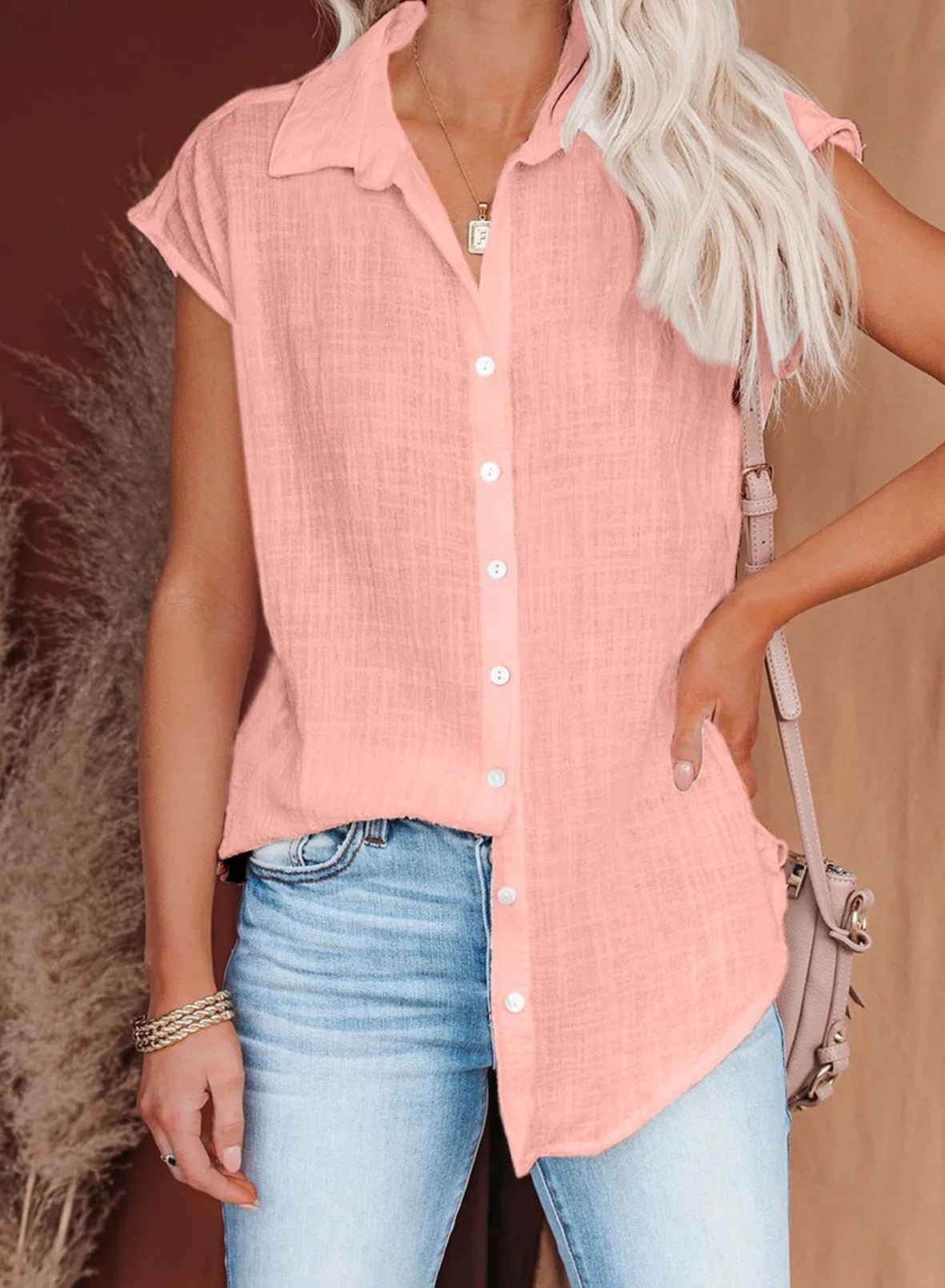 Leonie | Relaxed Summer Blouse | Last Day 80% Discount!