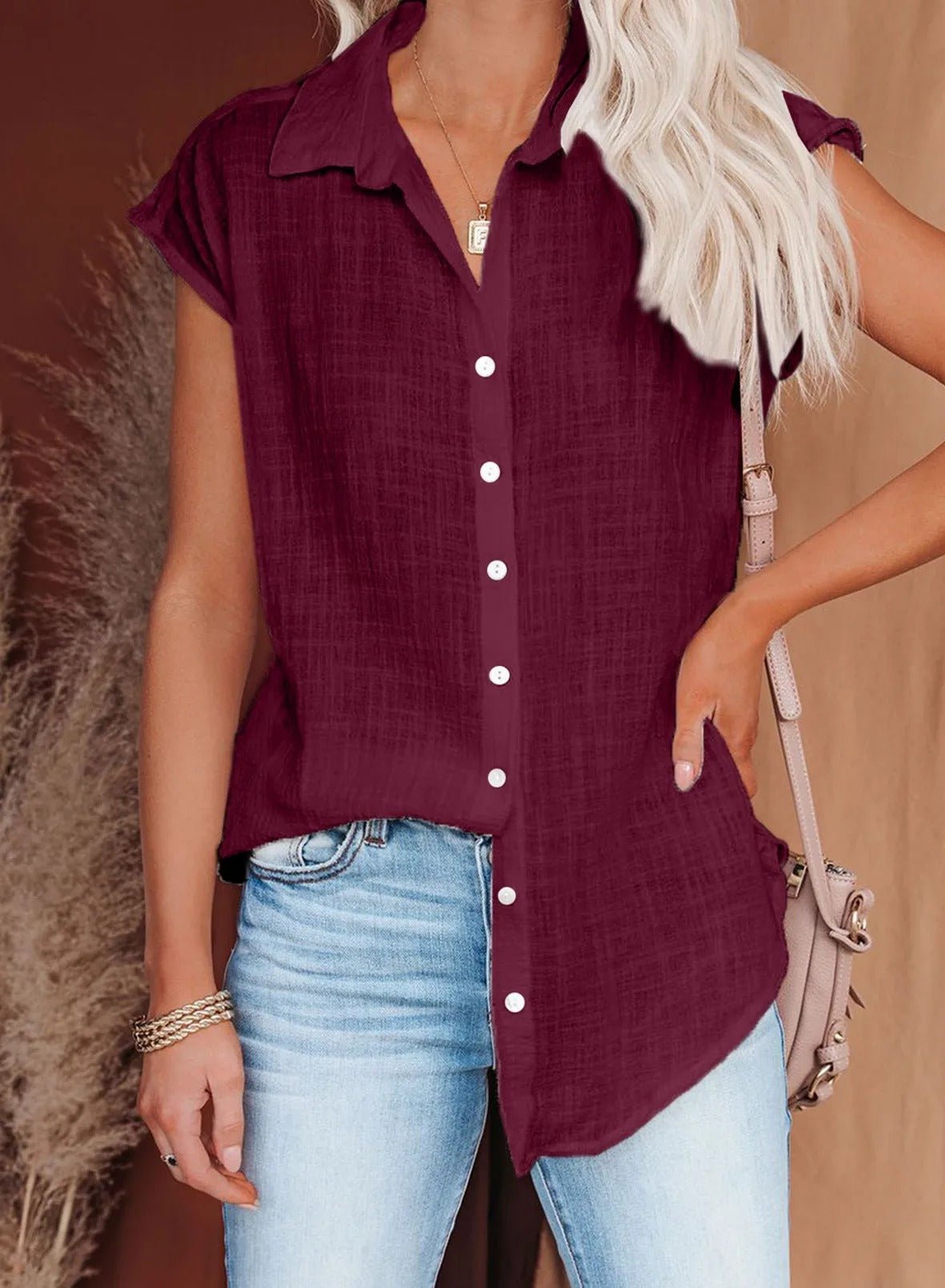 Leonie | Relaxed Summer Blouse | Last Day 80% Discount!