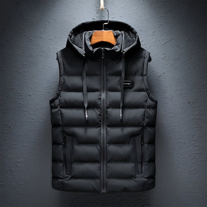 Padded Vest with Hood | Last day 80% off!