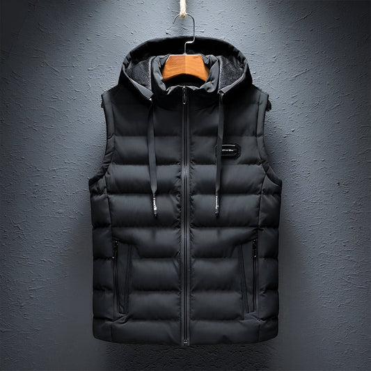 Padded Vest with Hood | Last day 80% off!