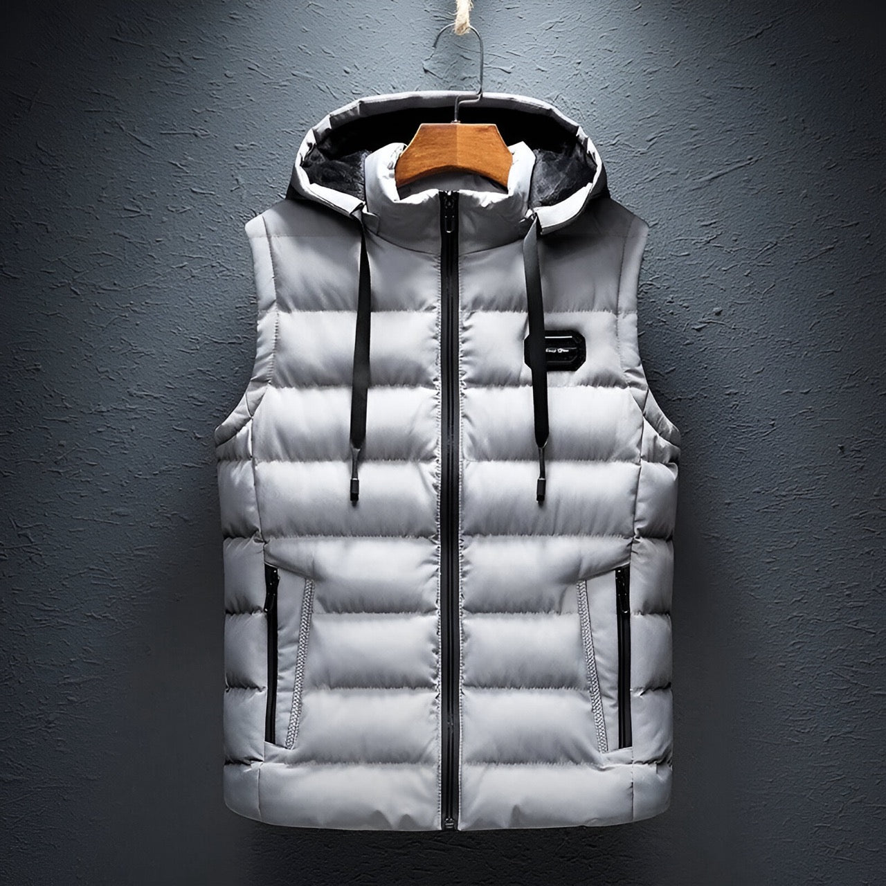 Padded Vest with Hood | Last day 80% off!