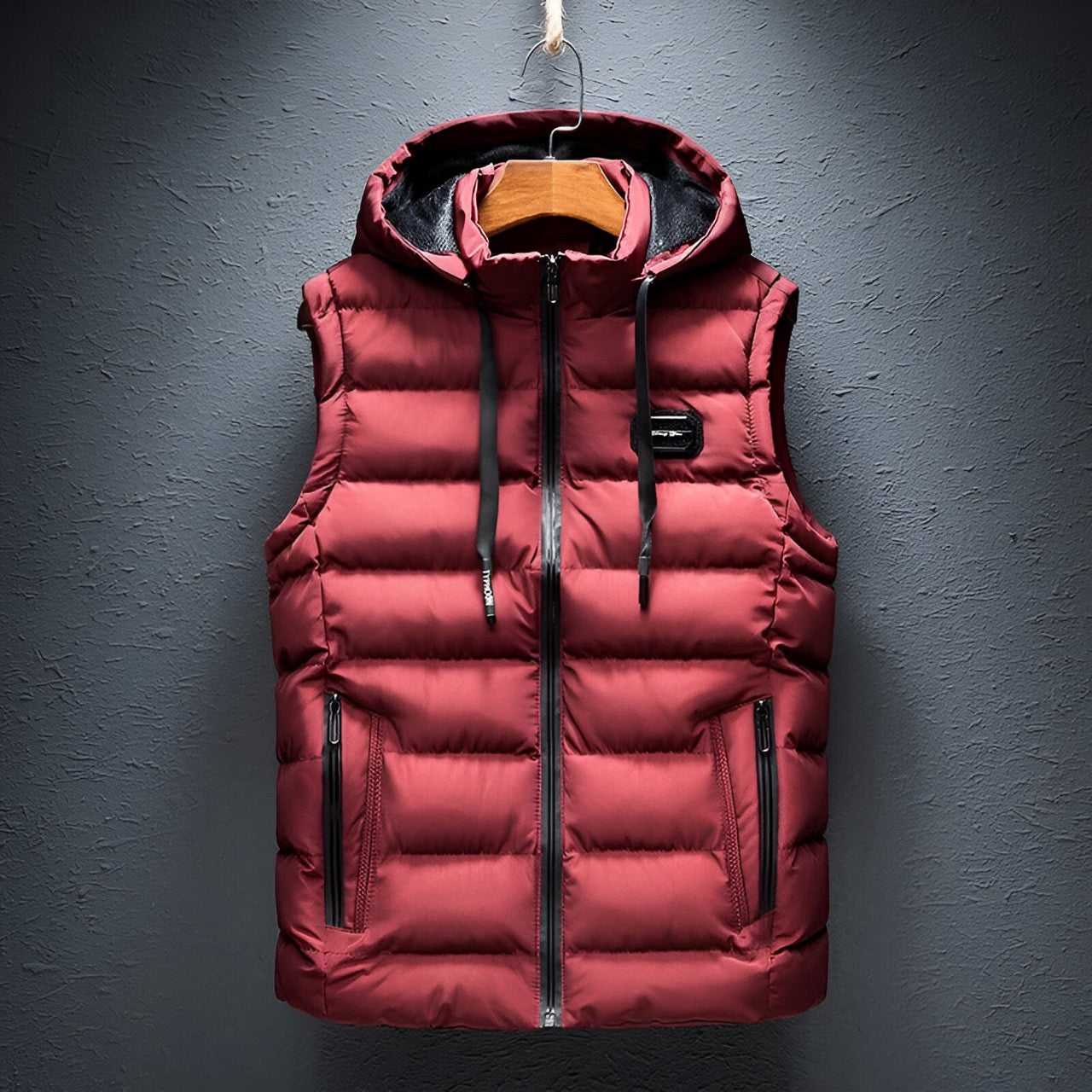 Padded Vest with Hood | Last day 80% off!