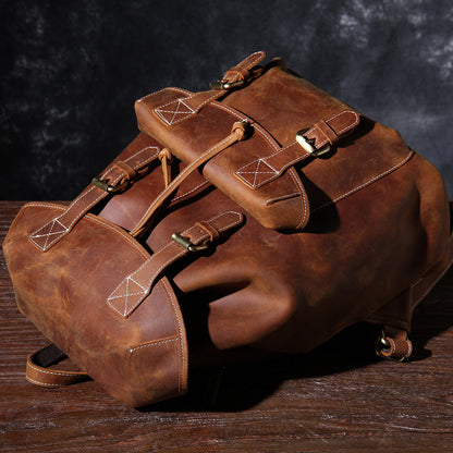 Jeffrey - Durable Classic Leather Knapsack | Last day 80% off!