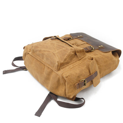 Waxed Canvas Backpack | COPENHAGEN | Last Day 80% Off!