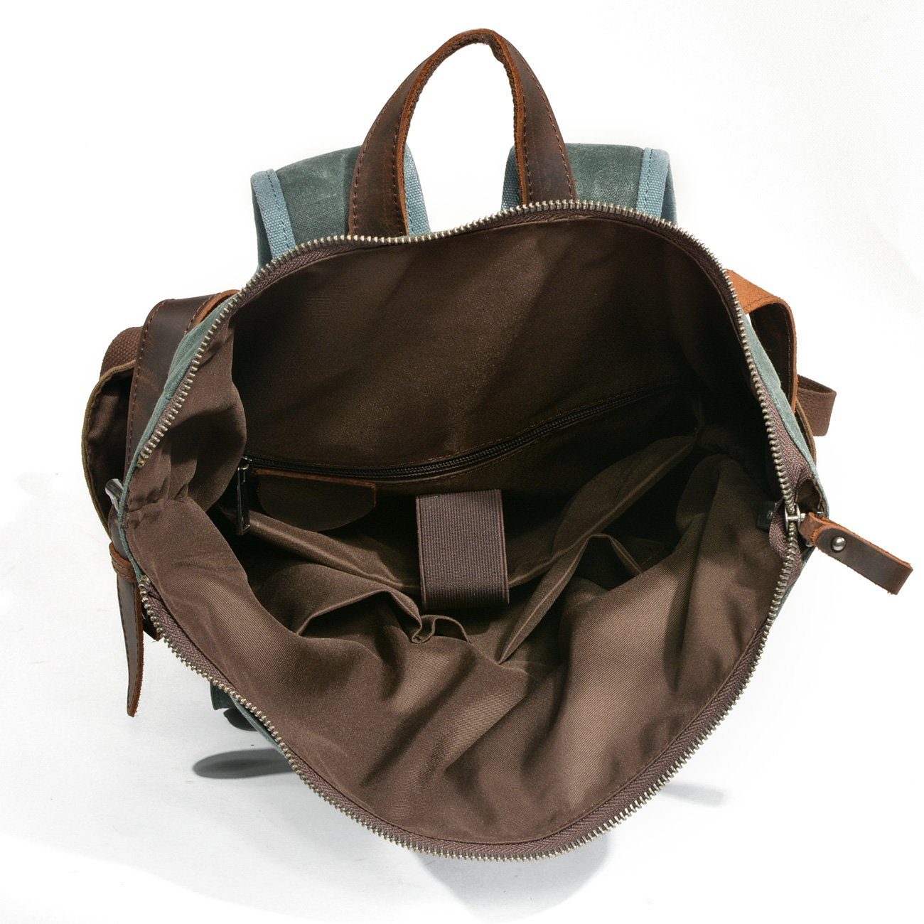Waxed Canvas Rucksack with Flap | MARSEILLE | Last Day 80% Off!
